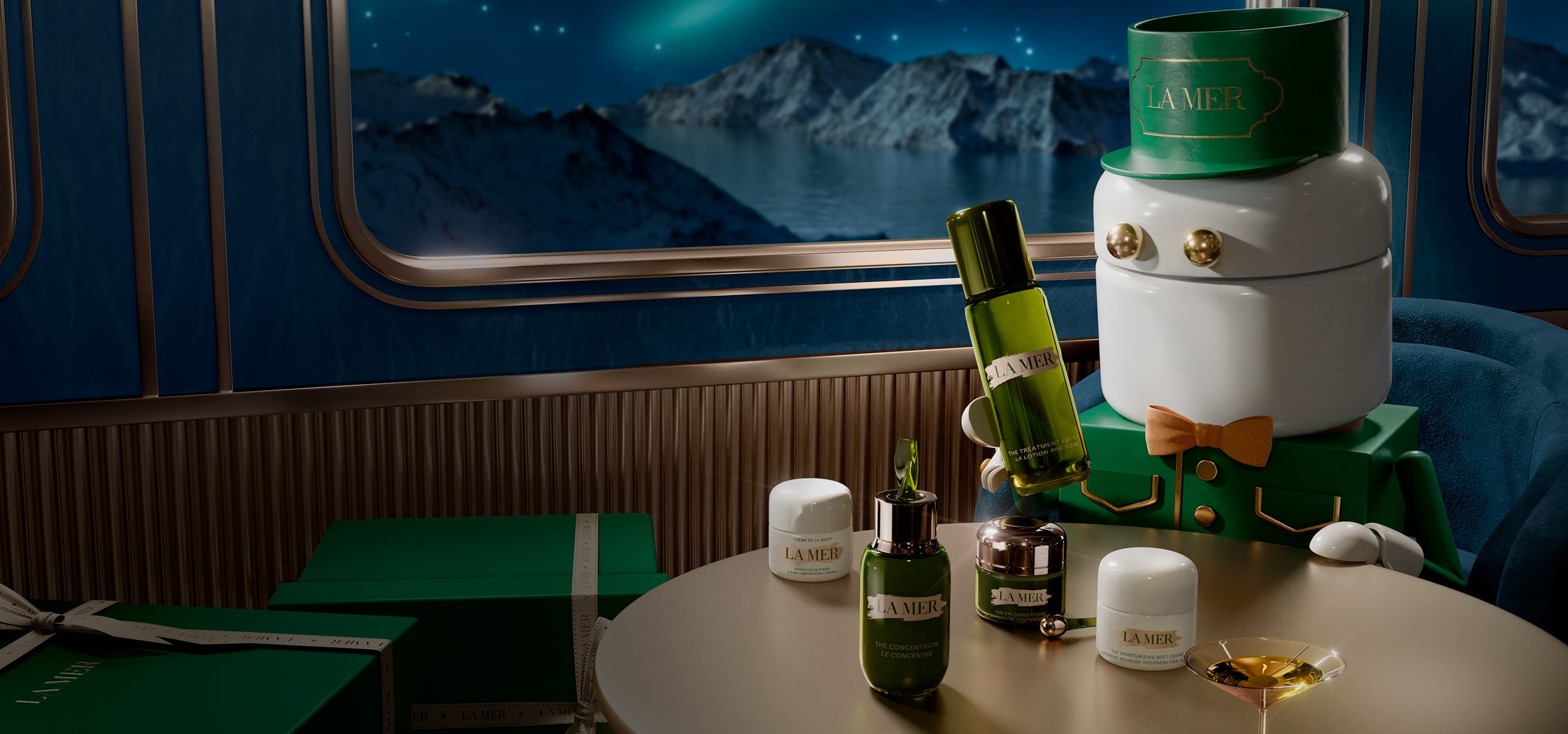 La Mer little luxuries in a festive setting