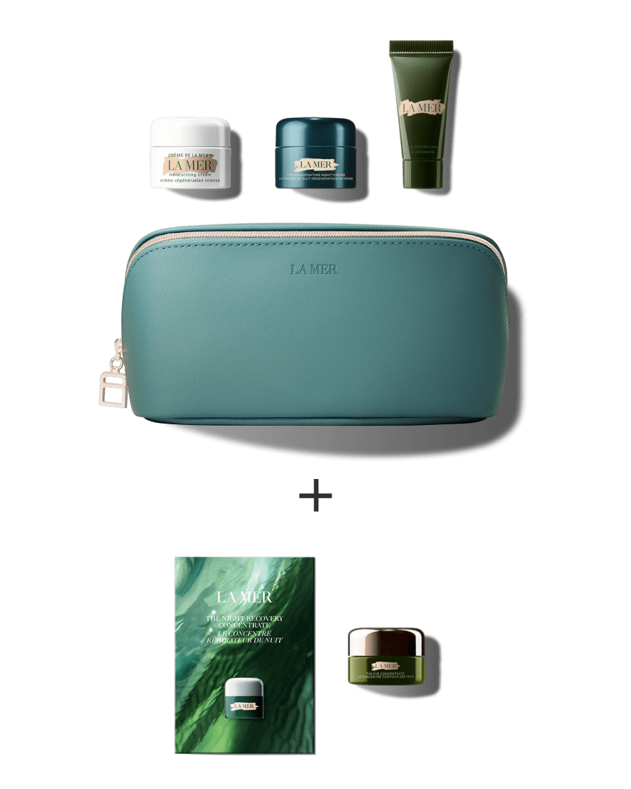 Product packshot, shot from above, detailing contents of offer